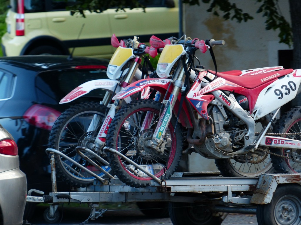 Whether you're moving motocross bikes or a classic Harley, trailers are a popular means of getting motorcycles from Point A to Point B.